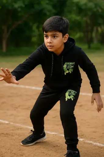 black t-shirt