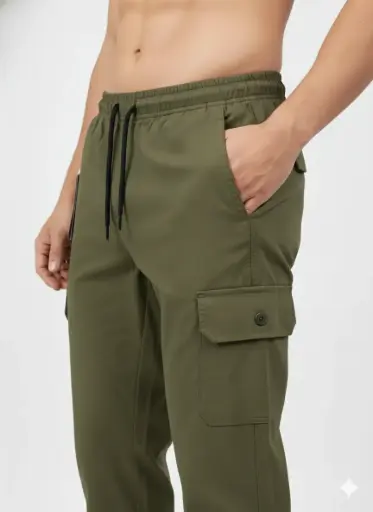 Men’s Six Pocket Lycra Cotton Lower(One Side Chain Pocket) – Soft, Stretchable & Perfect Fit-Soft, breathable & gently stretchable for a perfect fit.