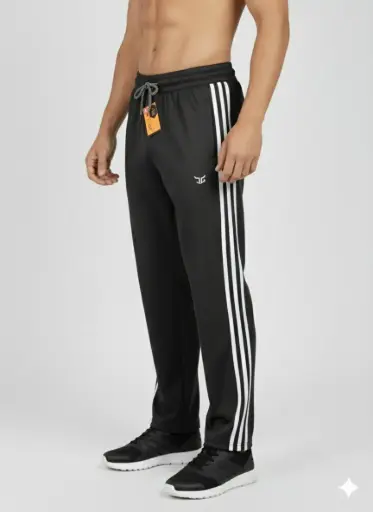 Men’s Premium Terry Fabric Lower – Soft, Stylish & Premium Side Patti Design-3 Side Patti on Both Sides: Stylish stripe design that gives a sporty and modern look.